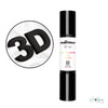 Black Puff Heat Transfer Vinyl / Vinil Termoadhesivo 3D Negro
