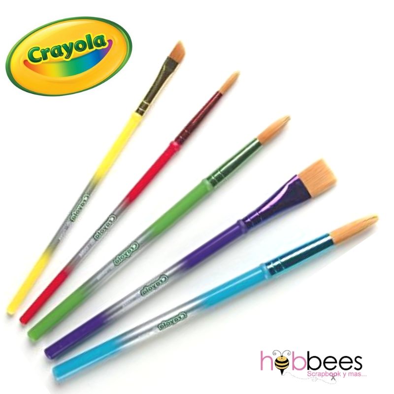 Art Craft Brushes Pinceles Pelo Natural Crayola - Main Image