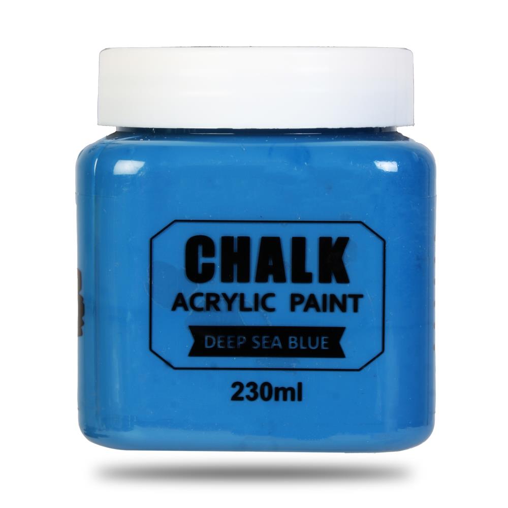 230ml Pintura Acrílica Tiza Chalk Paint Importada Azul Profu – Hobbees