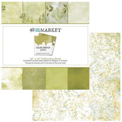 Grove Collection Pack 12" / Paquete de Cartulina Doble Cara Papel 49 and Market