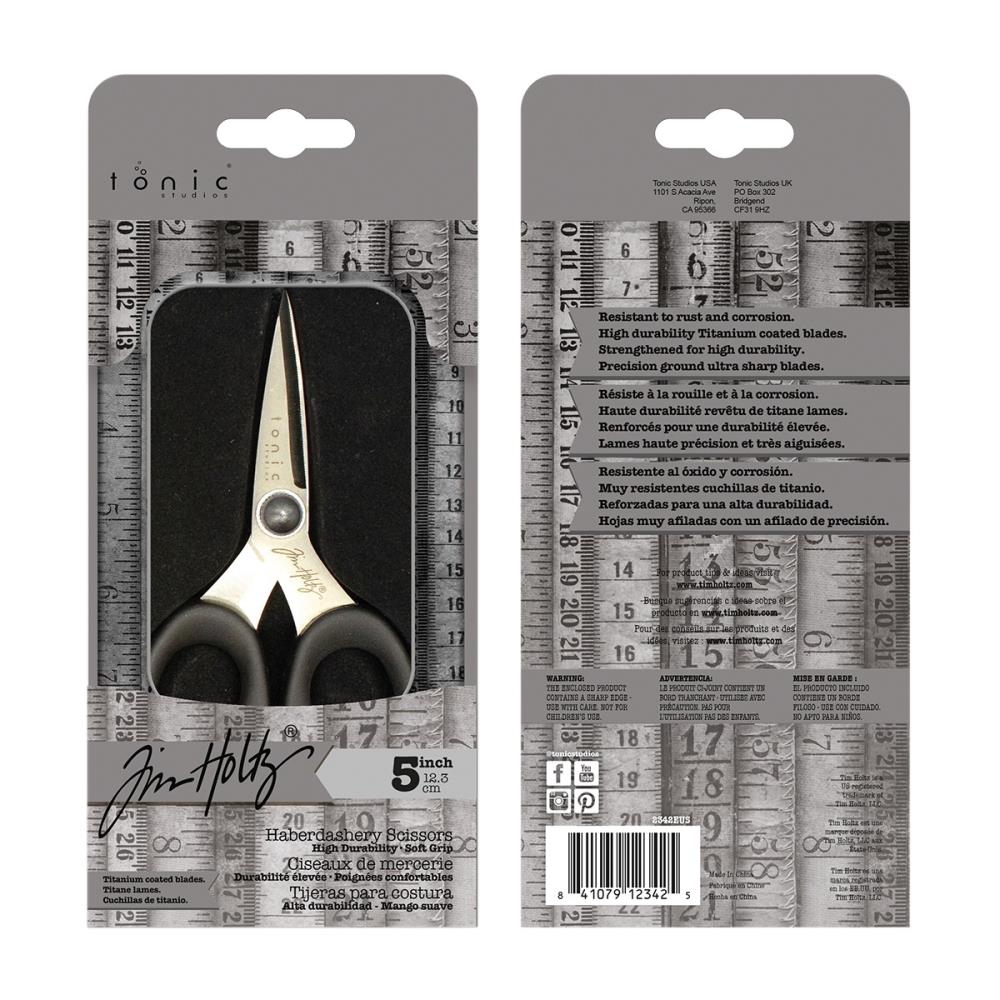 Tim Holtz Haberdashery Scissors 5" / Tijeras de Mercería Tijeras / Cutters Tonic Studios
