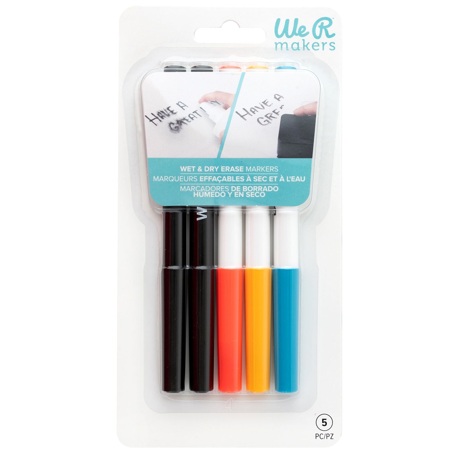 Wet & Dry Erase Pens / Marcadores Borrables Húmedo y Seco