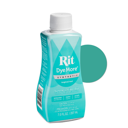 Rit DyeMore Liquid Tropical Teal / Líquido para Teñir Verde Azulado Pintura para Tela Rit