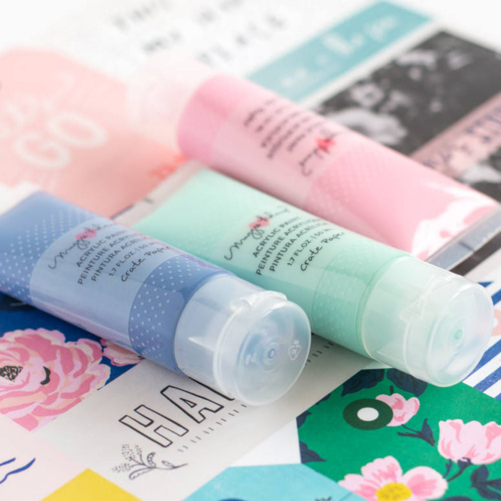 Acrylic Paint Set / Pintura Acrílica Descontinuado Crate Paper