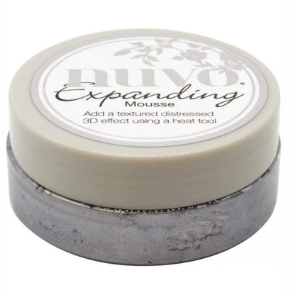 Grey Matter Expanding Mousse / Mousse Texturizador Inflable Plateado Pastas Texturizadoras y Medios Mixtos Nuvo