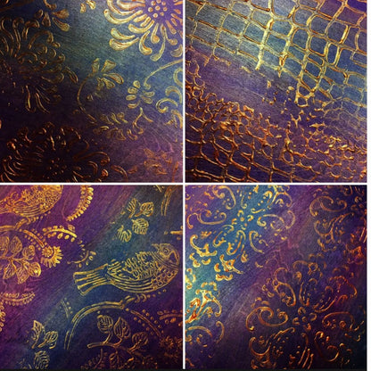 Sparkling Wood Stain &amp; Glaze Metallic Poseidon / Tinta y Esmalte Multi Superficies Pintura y Medios Mixtos Unicorn Spit