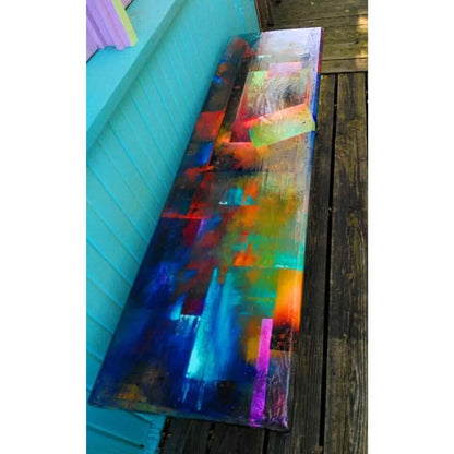 Sparkling Wood Stain &amp; Glaze Metallic Poseidon / Tinta y Esmalte Multi Superficies Pintura y Medios Mixtos Unicorn Spit