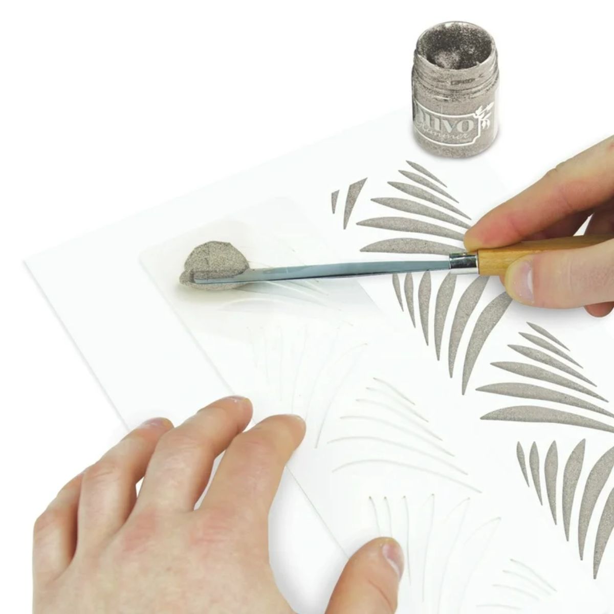 Glimmer Paste Shooting Stars / Pasta Brillante Platinado Pastas Texturizadoras y Medios Mixtos Nuvo