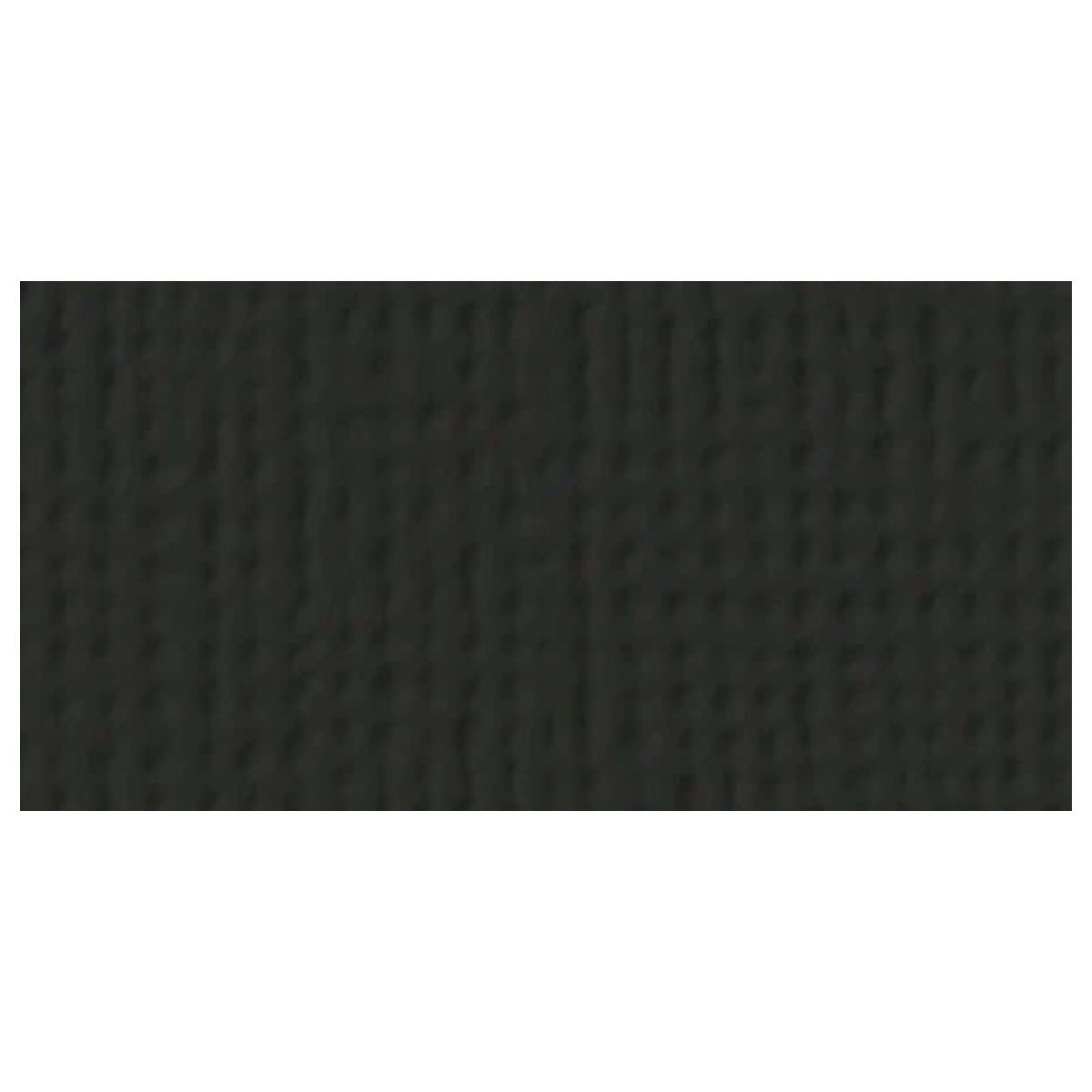 Black Cardstock 12&quot;  / 1 Hoja de Cartulina Texturizada Negra Papel, Hojas Sueltas American Crafts