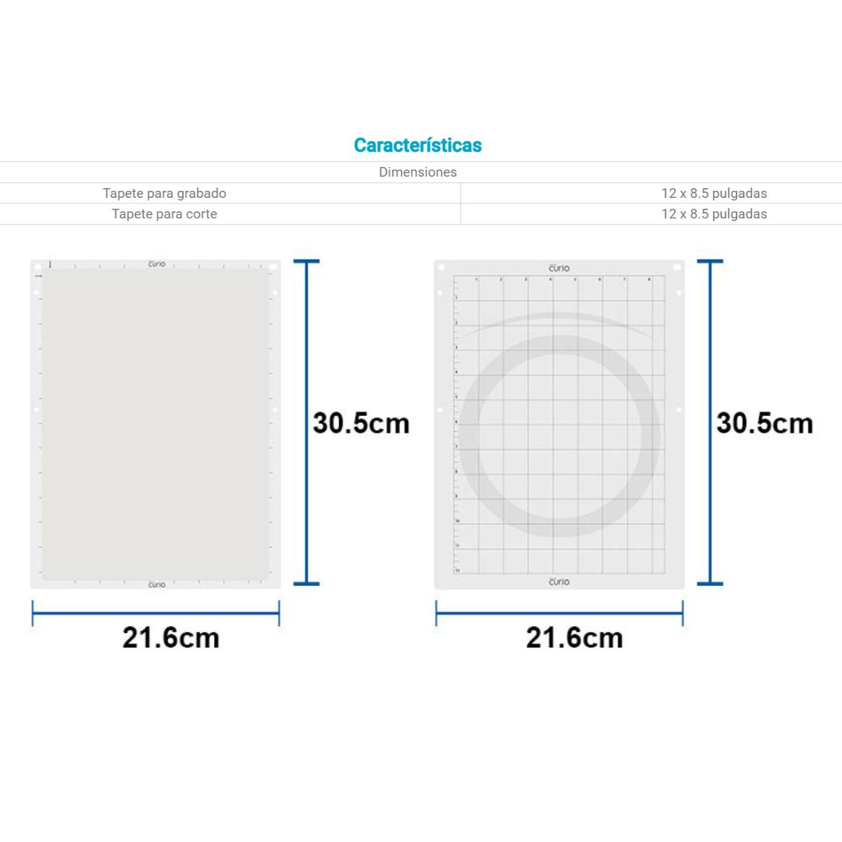 Kit para Silhouette Curio 8.5" X 12" Base Descontinuado Silhouette