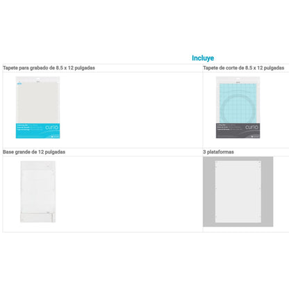 Kit para Silhouette Curio 8.5" X 12" Base Descontinuado Silhouette