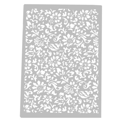 Plantilla de Textura de Hojas Esténciles / Plantillas Hobbees