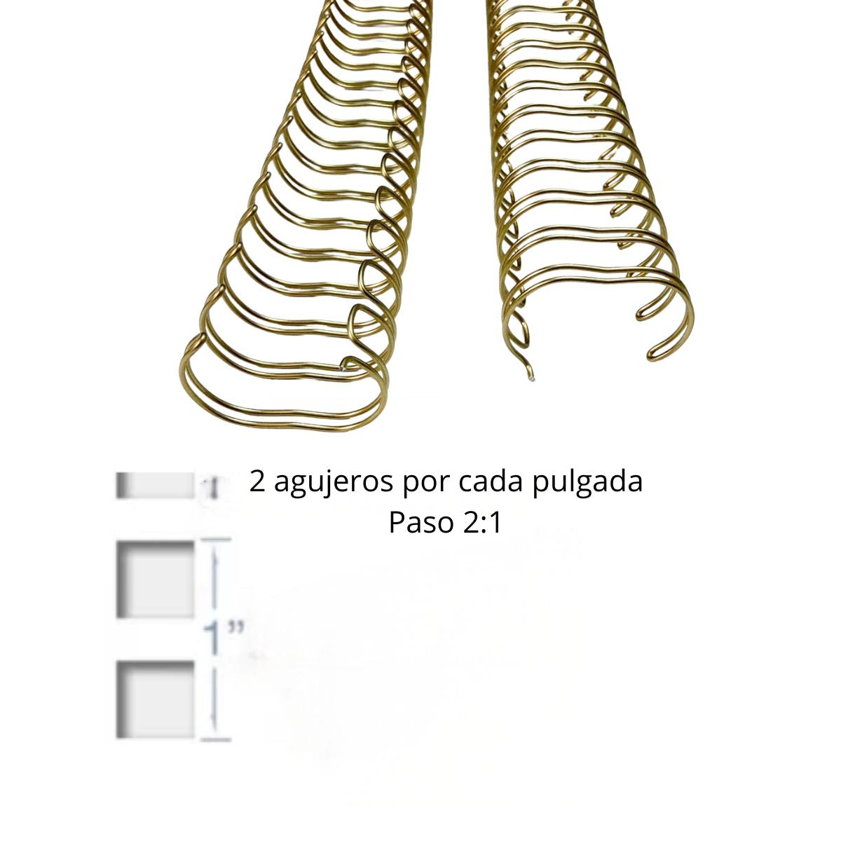 10 Espirales Metálicos Journelle Blancos 1 1/4” Arillos para Engargolar Angie Guerra &amp; Hobbees