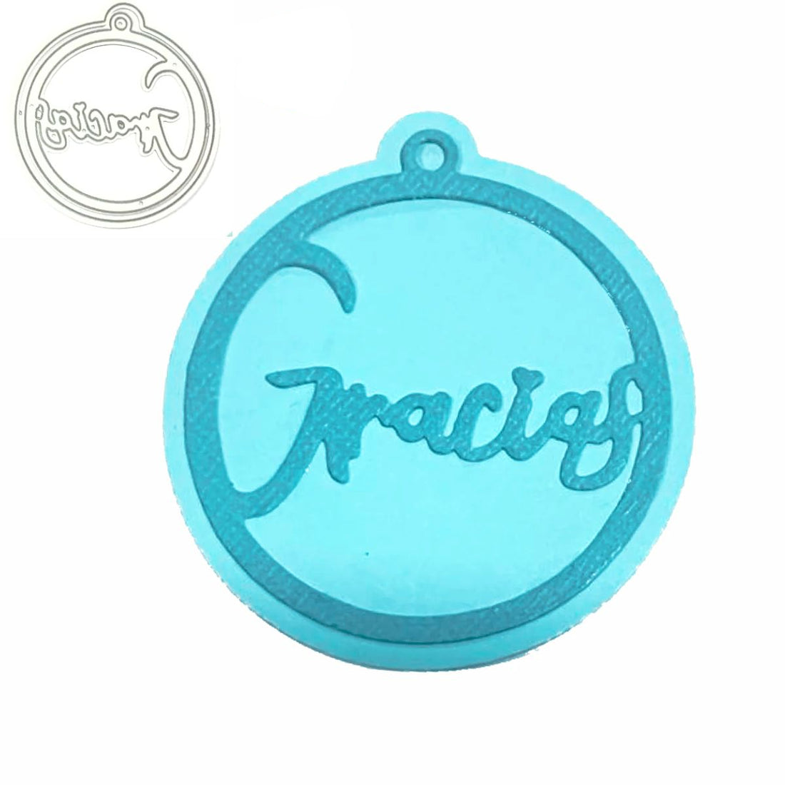 Suaje de Etiqueta Gracias Dados de Corte / Suajes / Troqueles Hobbees