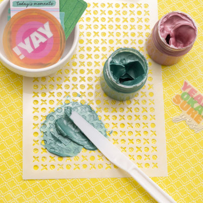 Metallic Texture Paste Set / Kit de Pasta Texturizadora Metálica Pastas Texturizadoras y Medios Mixtos Vicki Boutin