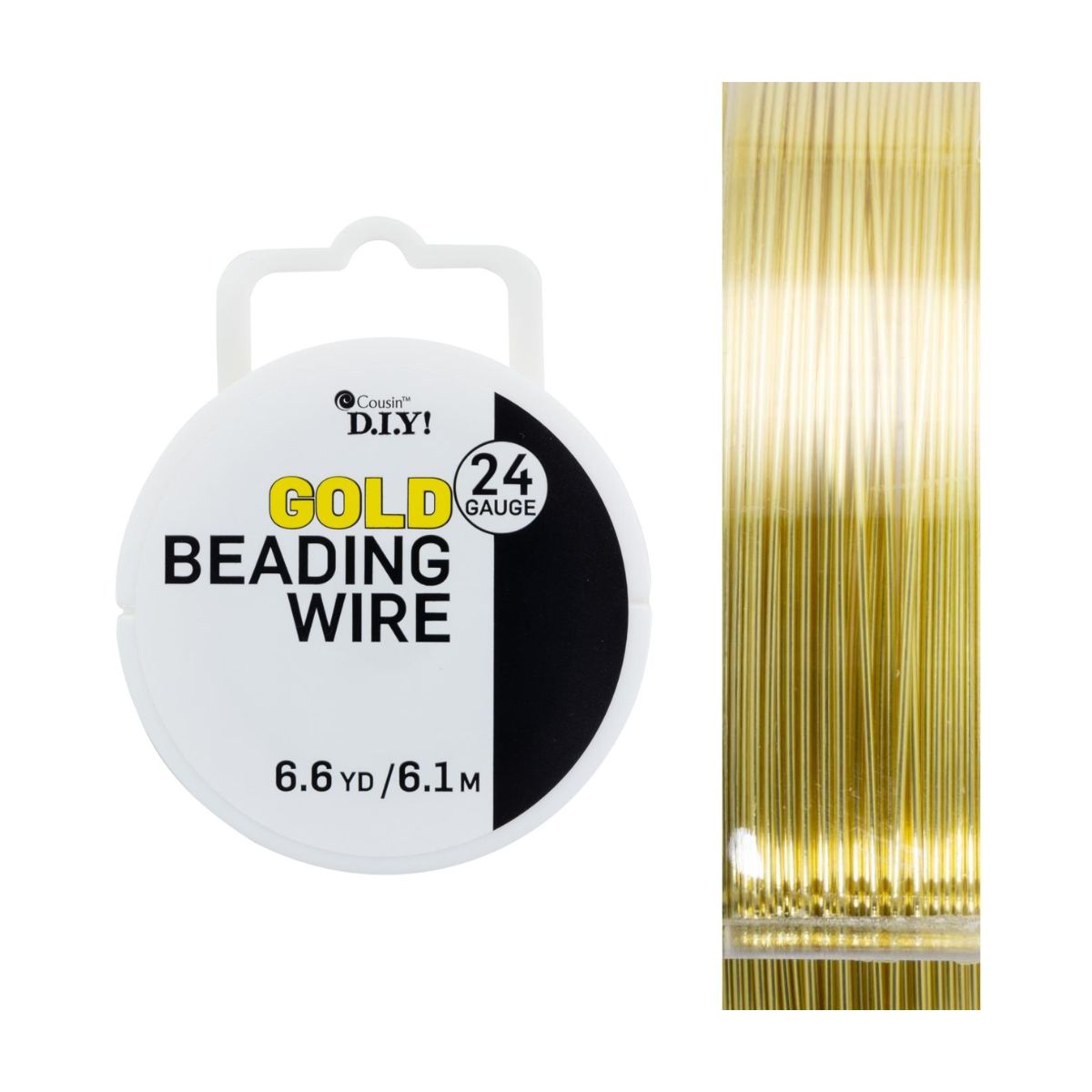 Gold Wire / Alambre Dorado Calibre 24 Herramientas para Joyerìa Cousin