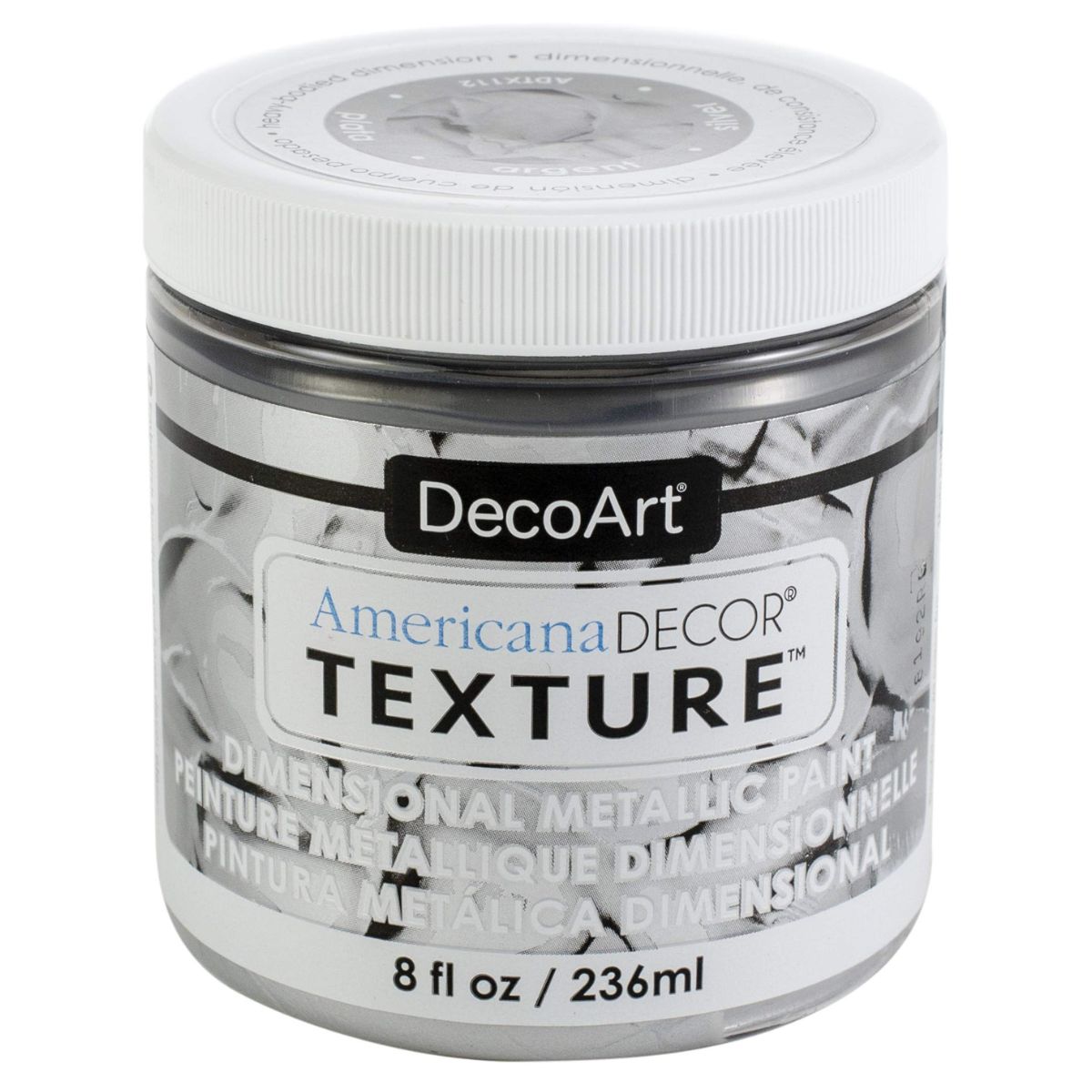 Americana Decor Texture Metallics Pearl / Pintura Acrílica Metálica con Textura Perla Pintura DecoArt