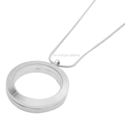 Colgante Rellenable (Flotante) Joyeria Hobbees