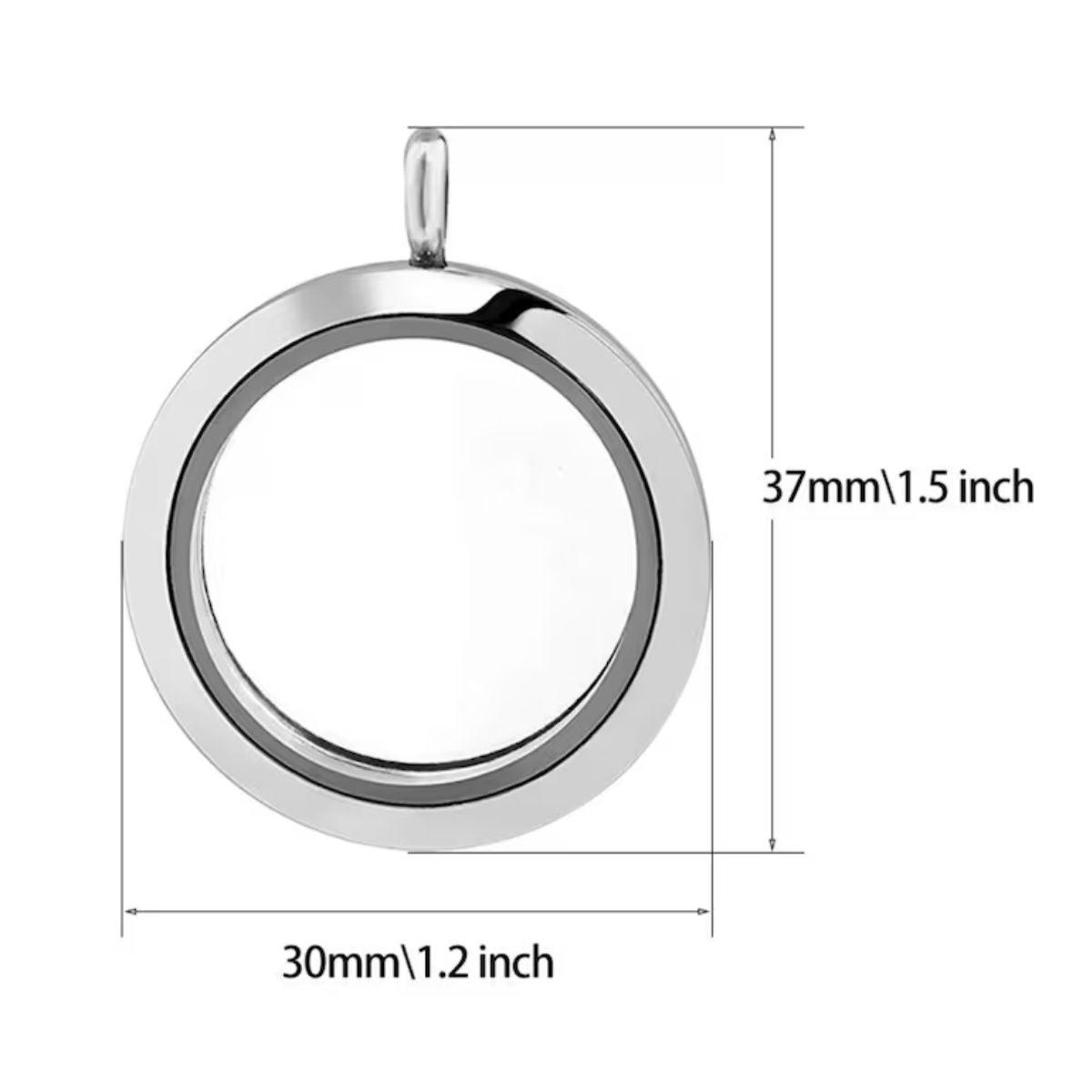 Colgante Rellenable (Flotante) Joyeria Hobbees