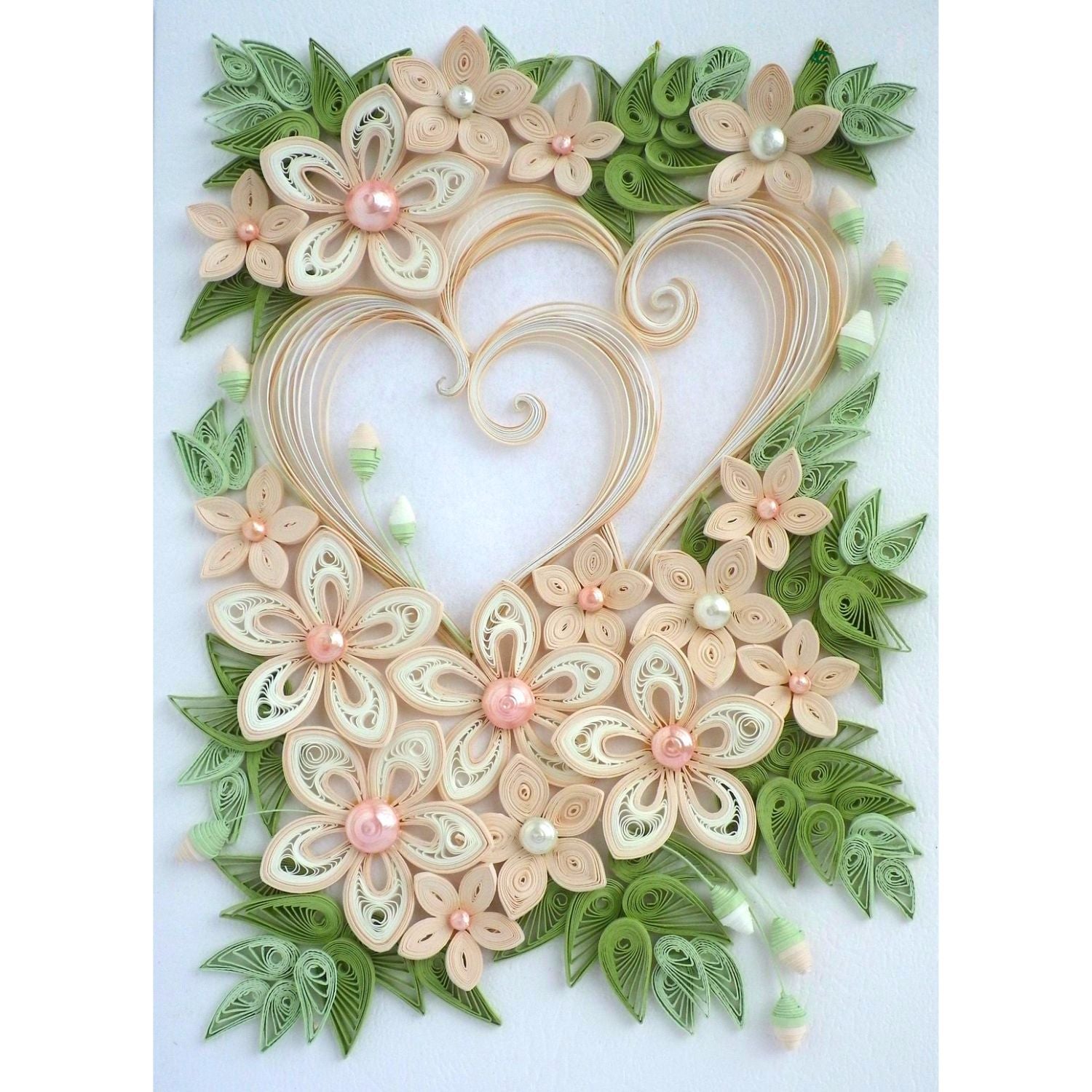 Tiras de Papel para Filigrana 5mm Crema Filigrana Hobbees