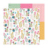 Joyful Notes Paper Sheet / Hoja de Papel Sincerily Papel, Hojas Sueltas Pink Paislee