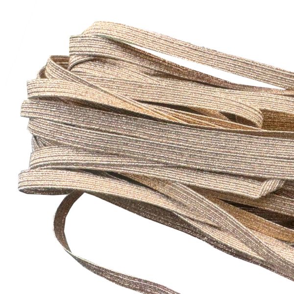 Elástico Dorado Metálico para Encuadernación 2m. Encuadernacion Hobbees