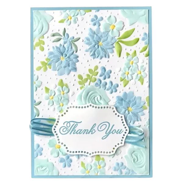 Folder de Grabado 3D Flores Rurales Folders de Grabado Hobbees