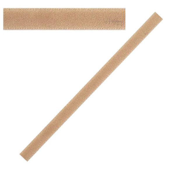 Elástico de Terciopelo Beige para Encuadernación 2m. Encuadernacion Hobbees