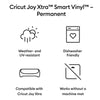 Joy Xtra Permanent Vinyl Silver / Vinil Permanente Plateado Mate