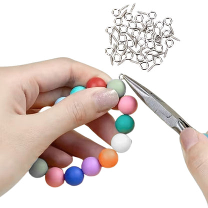 50 Mini Armellas Plateadas Accesorios Hobbees