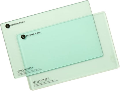 Sage Green Extended Cutting Plates C / 2 Placas de Corte Extendidas Verde Salvia Accesorios para Troqueladoras Spellbinders