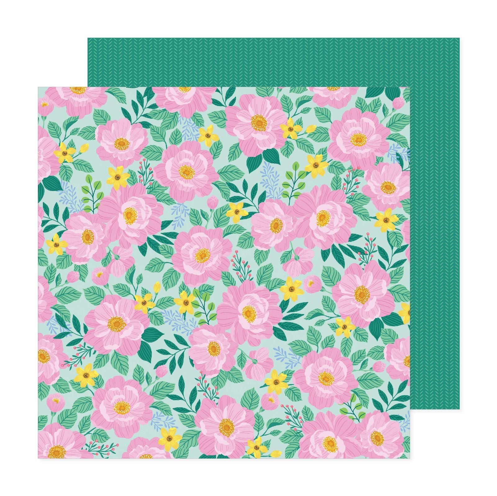 Poppy & Pear Paper Sheet 12" / Hoja de Papel Blissful Blooms