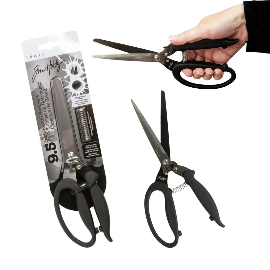 Recoil Scissors / Tijeras De Retroceso 9.5" Tijeras / Cutters Tim Holtz