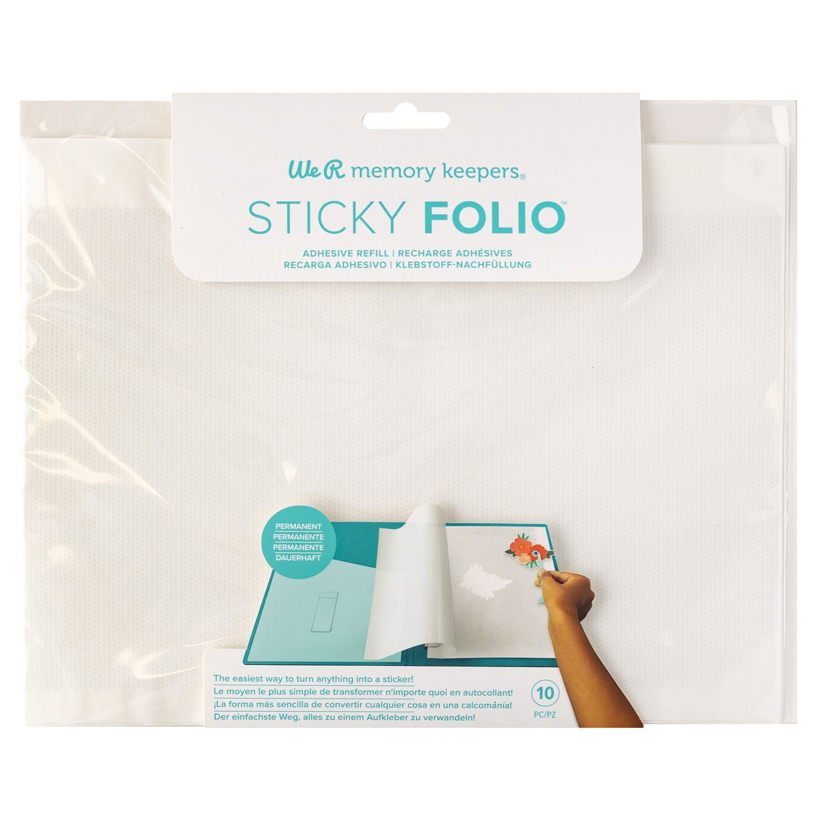 Sticky Folio Adhesive Sheets / Repuestos Hojas Adhesivo Permanente