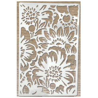 8 Esténciles de Texturas Botanicals Esténciles / Plantillas Hobbees