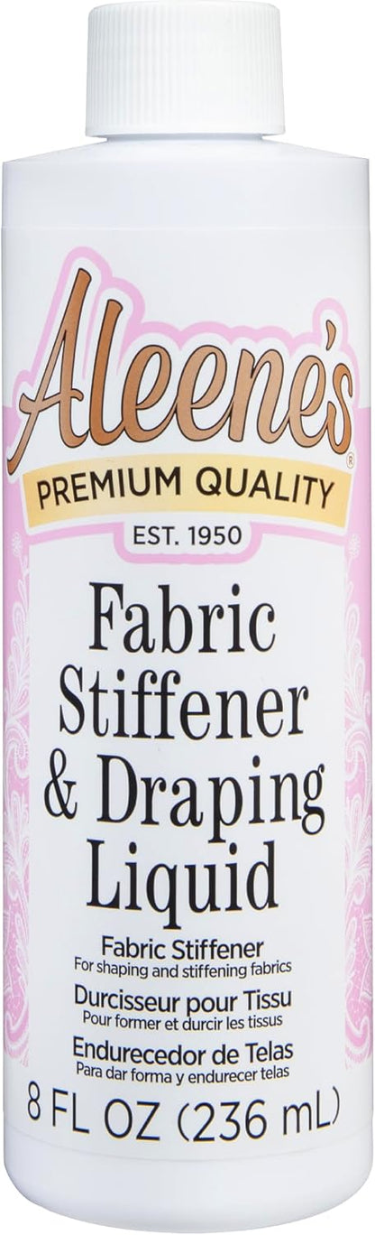 Fabric Stiffener &amp; Draping Liquid / Endurecedor de Tela y Drapeado Adhesivos / Pegamentos Aleene&