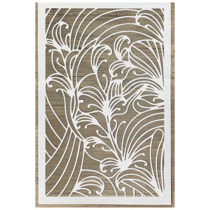 8 Esténciles de Texturas Botanicals Esténciles / Plantillas Hobbees