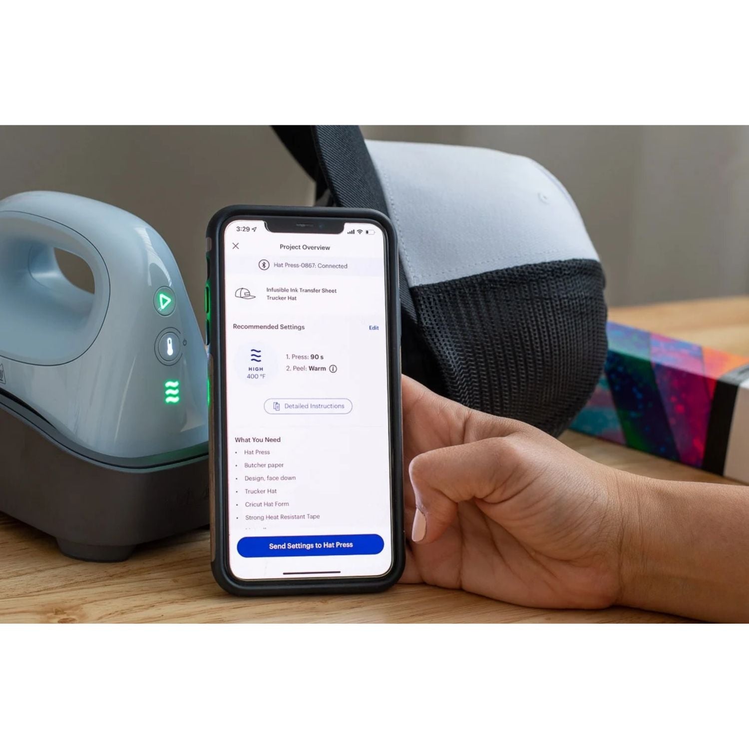 Hat Press Machine / Prensa para Sublimar Gorras y Sombreros Herramientas Cricut