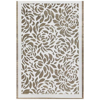 8 Esténciles de Texturas Botanicals Esténciles / Plantillas Hobbees