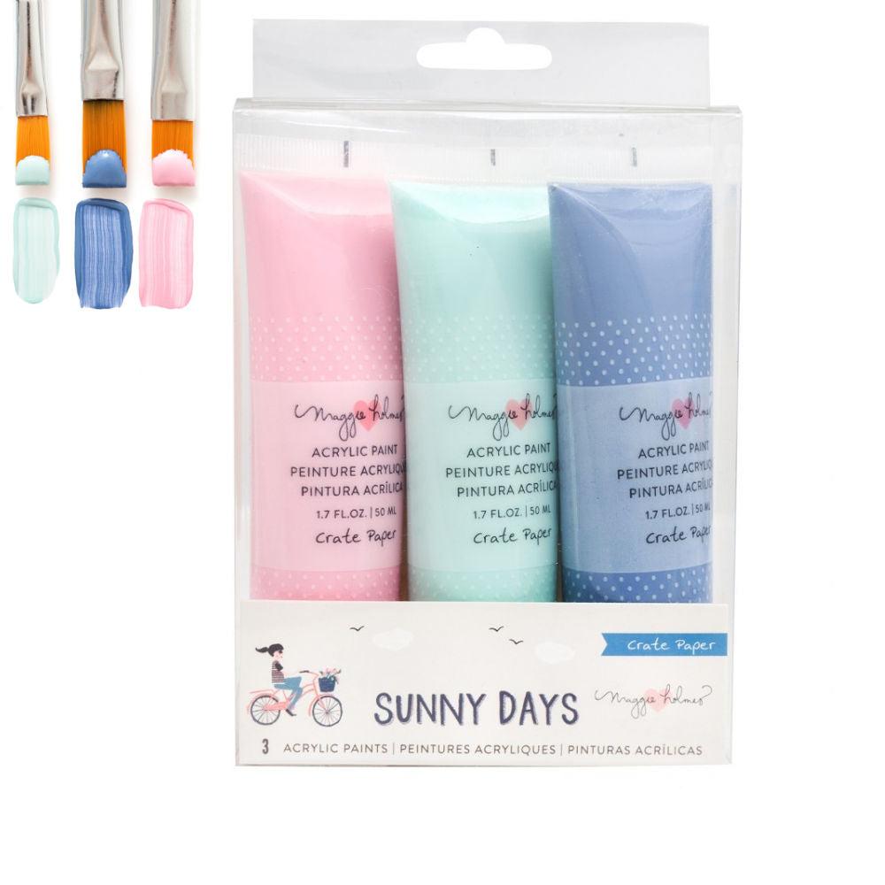 Acrylic Paint Set / Pintura Acrílica Descontinuado Crate Paper