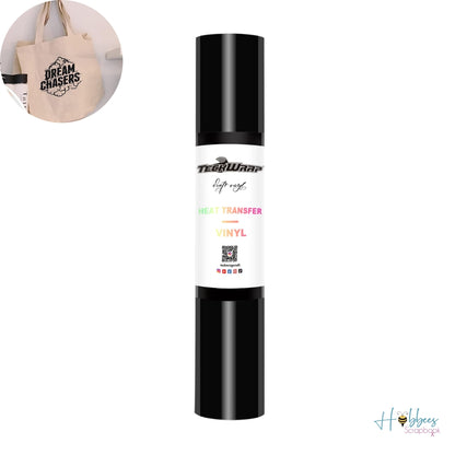 PU Heat Transfer Vinyl Black / Vinil De Transferencia De Calor Negro Viniles Teckwrap