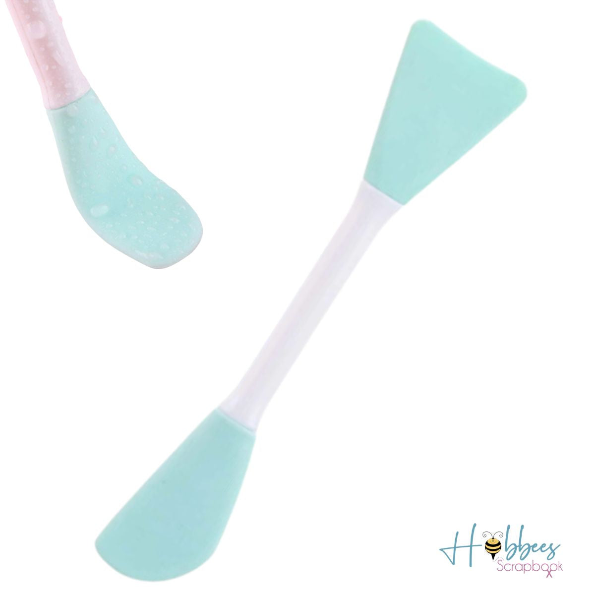 Espátula de Silicón de 2 Puntas Color Aleatorio Resina Epóxica y Accesorios Hobbees