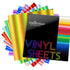 Holo Metallic HTV Pack / 7 Hojas Vinil Metálico Termoadhesivo HTV Descontinuado Teckwrap