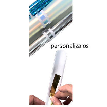 Brazaletes Sujeta Rollos Almacenamiento y Organización Hobbees