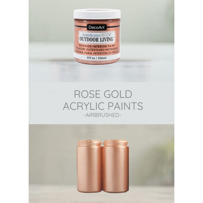 Americana Metallic Paint Rose Gold / Pintura Metálica Oro Rosa Pintura DecoArt
