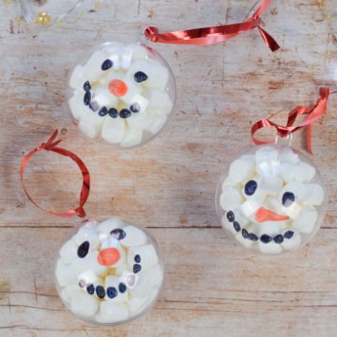 5 Esferas de Acrílico para Rellenar 8cm Adornos / Embellishments Hobbees