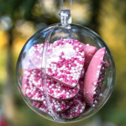 5 Esferas de Acrílico para Rellenar 8cm Adornos / Embellishments Hobbees