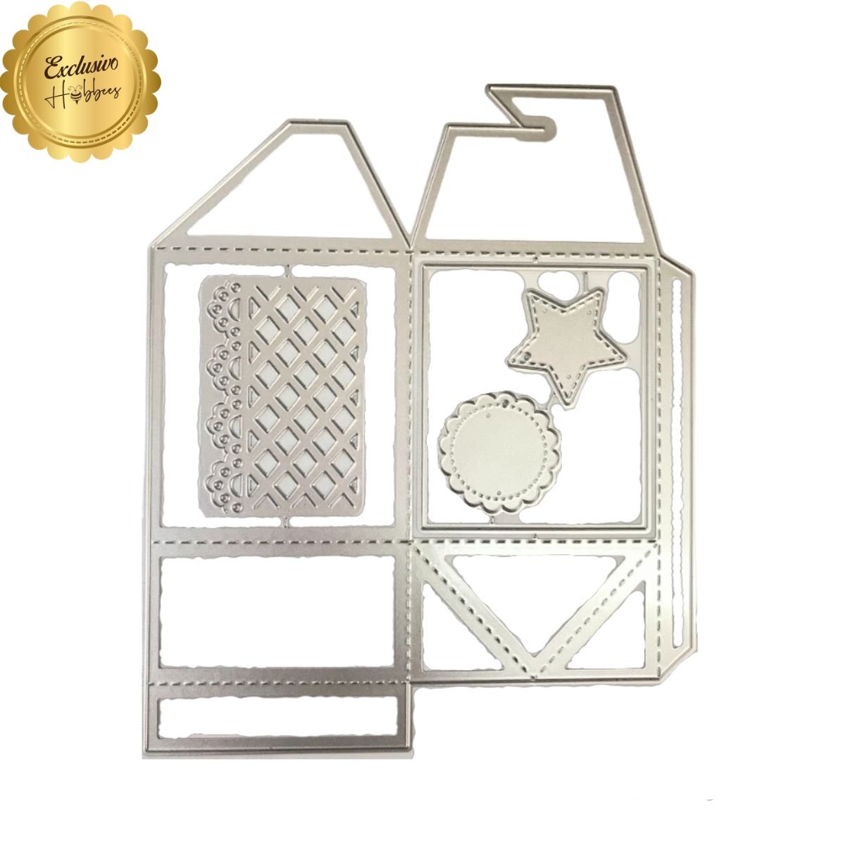 Suaje Cajita de Leche y Etiquetas Dados de Corte / Suajes / Troqueles Hobbees