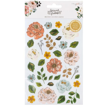 Forever Fields Sticker Book / Libreta con 375 Pegatinas Descontinuado American Crafts