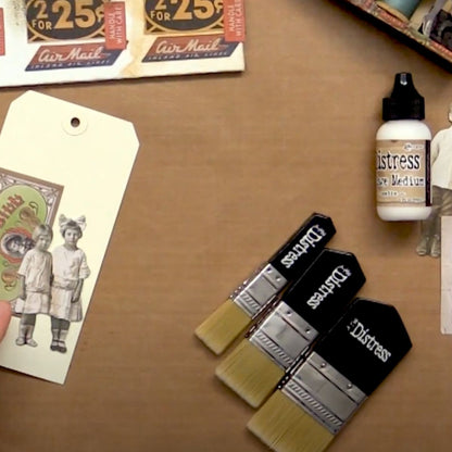 Distress Collage Brush 3/4" / Pincel para Collage  Tim Holtz Pinceles y Brochas Tim Holtz - Ranger